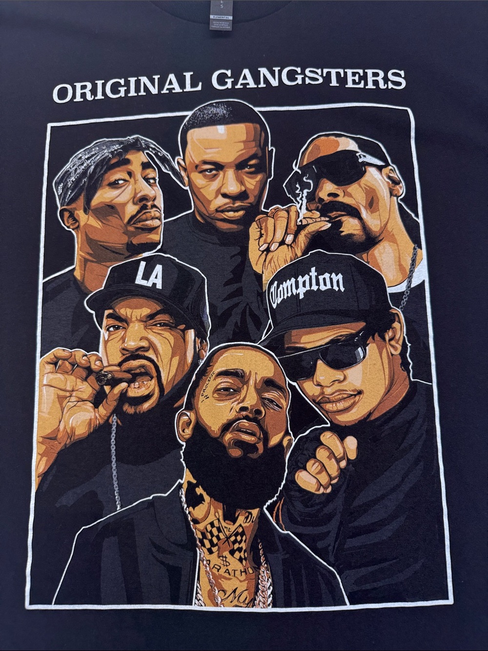 Element Black 'Original Gangsters' Graphic Tee